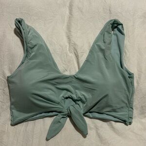 Light blue swim top